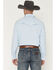 Image #4 - Wrangler ATG Men's Drover Utility Solid Long Sleeve Snap Western Shirt, Blue, hi-res