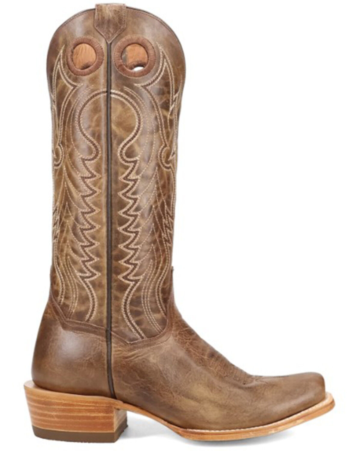 Image #2 - Dan Post Women's Adelaide Western Boots - Square Toe, Camel, hi-res
