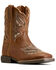Image #1 - Ariat Toddler Girls' Round Up Bliss Western Boots - Broad Square Toe, , hi-res