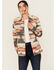 Image #1 - Idyllwind Women's Roadhouse Southwestern Print Button-Down Shacket, Ivory, hi-res