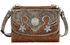 American West Desert Wildflower Crossbody Bag, Brown, hi-res