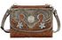 Image #2 - American West Desert Wildflower Crossbody Bag, Brown, hi-res