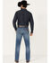 Image #3 - Wrangler Retro Men's Big Sky Medium Wash Slim Bootcut Stretch Jeans, Dark Wash, hi-res