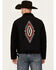 Image #4 - Moonshine Spirit Men's Puebla Suede Zip Jacket, Black, hi-res