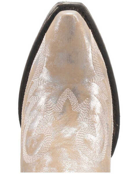 Image #6 - Dan Post Women's Frost Bite Western Boots - Snip Toe, Silver, hi-res