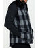 Moonshine Spirit Men's Countryman Buffalo Check Plaid Corduroy Vest , Black, hi-res