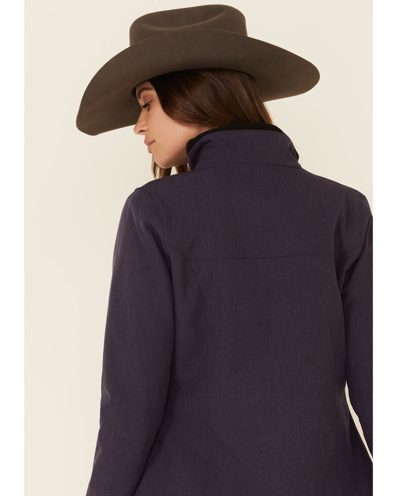 Roper Women's Purple Softshell Bonded Fleece Lined Jacket , Purple, hi-res