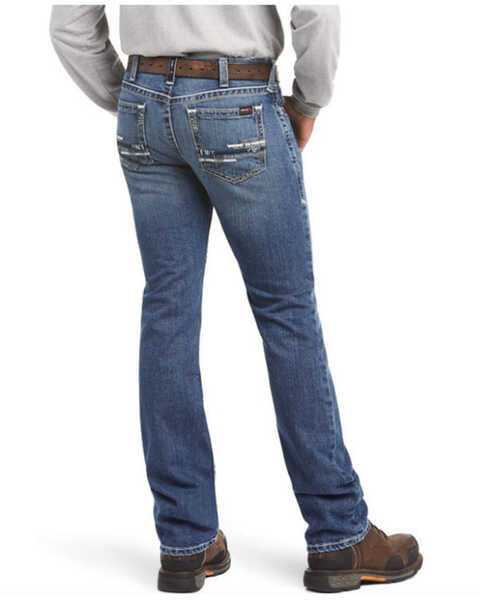 Image #2 - Ariat Men's FR M7 Adkins Durastretch Slim Straight Work Jeans, Indigo, hi-res