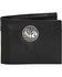 Image #1 - Western Express Men's Black Old #7 Leather Billfold Wallet, Black, hi-res