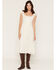 Image #1 - Ash & Violet Women's Corset Midi Dress, Ivory, hi-res