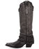 Image #3 - Dingo Women's Shabby Tall Western Boots - Snip Toe, Black, hi-res