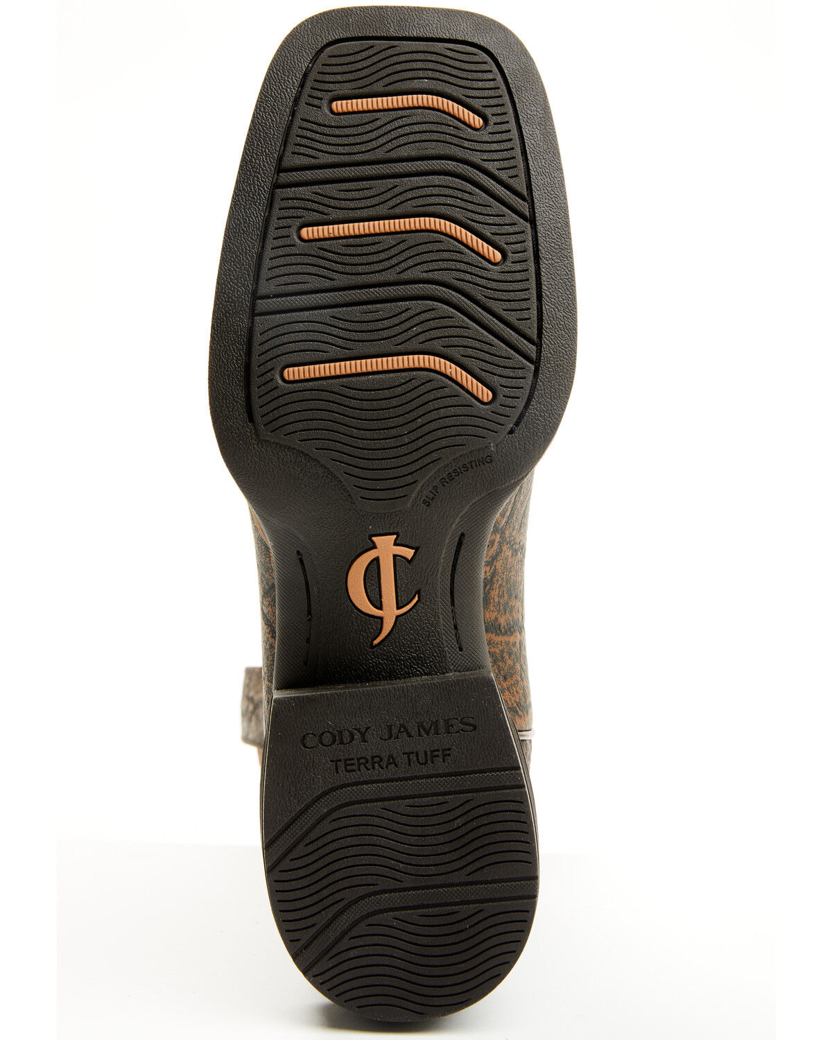 Image #7 - Cody James Men's Force Performance Western Boots - Broad Square Toe, Brown, hi-res