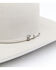Image #2 - Rodeo King 7X Fur Open Crown Self Band Western Felt Hat, Silver Belly, hi-res