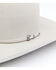 Rodeo King 7X Fur Open Crown Self Band Western Felt Hat, Silver Belly, hi-res