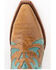 Image #6 - Ferrini Women's Country Glitz Western Boots - Square Toe, Cognac, hi-res