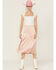 Image #1 - Originality Women's Satin Midi Skirt, Rose, hi-res