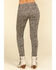 Rock & Roll Denim Women's Leopard Print Skinny Jeans , Blue, hi-res