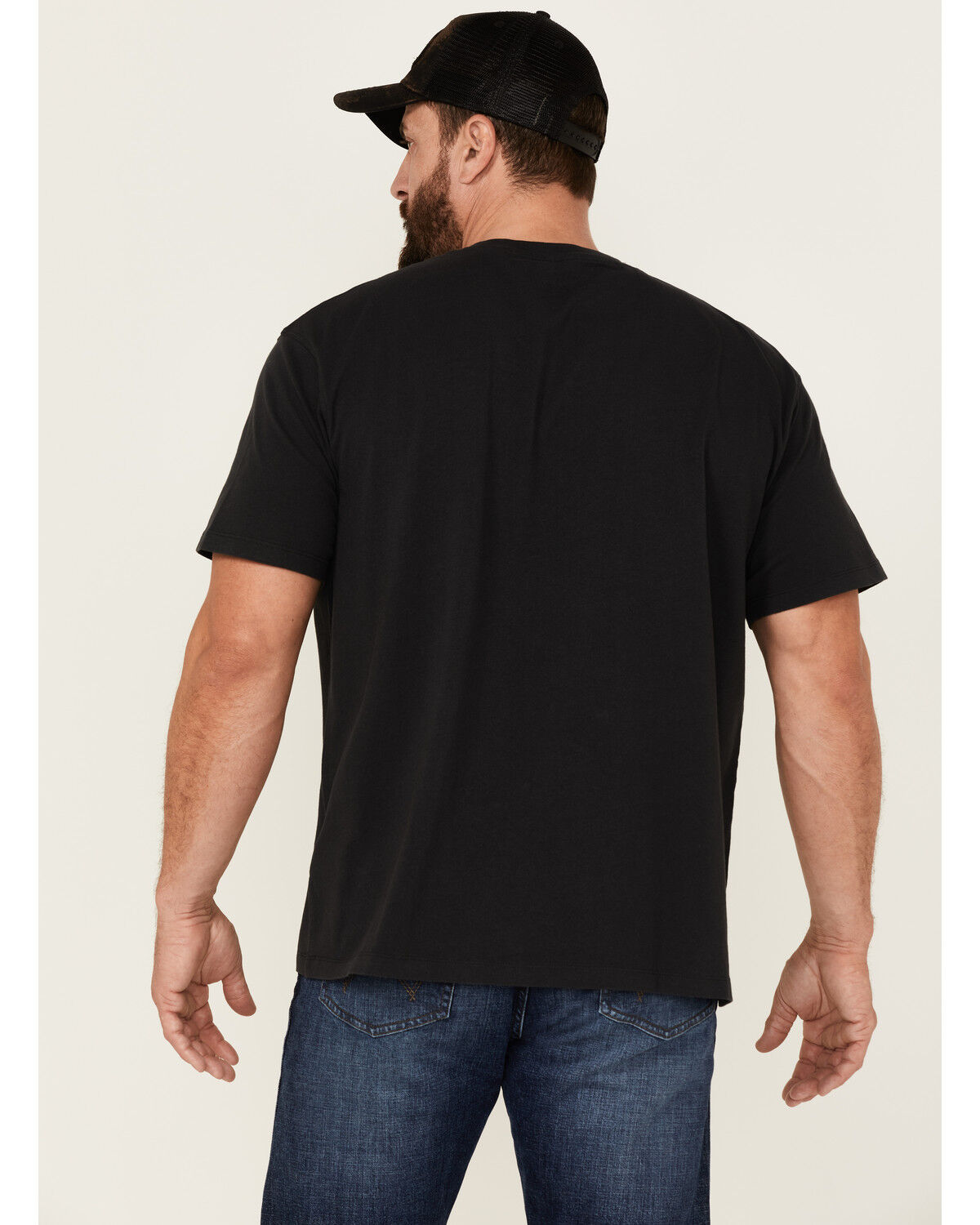 Image #4 - Wrangler X Fender Men's Archives Vintage Graphic T-Shirt, Black, hi-res