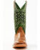 Image #4 - Cody James Men's Peridot Green Leather Western Boots - Broad Square Toe, , hi-res