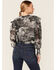 Image #4 - Revel Women's Toile Print Smocked Long Sleeve Top, Black, hi-res