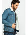 Image #3 - Levi's Men's Juniper Sherpa Lined Trucker Denim Jacket, Blue, hi-res