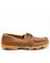 Image #2 - Twisted X Women's Boat Shoe Driving Mocs, Pecan, hi-res