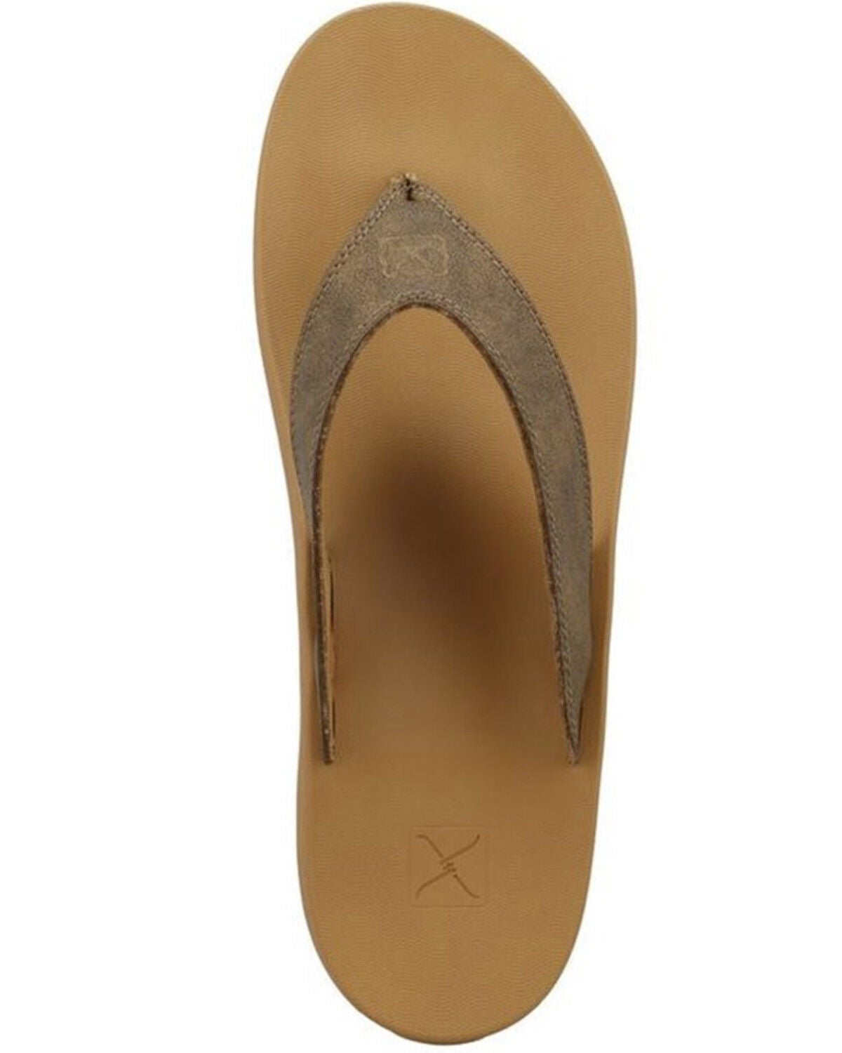 Image #3 - Hooey by Twisted X Flip Flops, Brown, hi-res