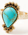 Image #5 - Shyanne Women's Summer Solstice Squash Blossom Ring Set - 5 Piece, Gold, hi-res