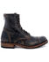 Image #2 - Bed Stu Men's Lux Protege Black Lace-Up Casual Boot - Round Toe, Black, hi-res
