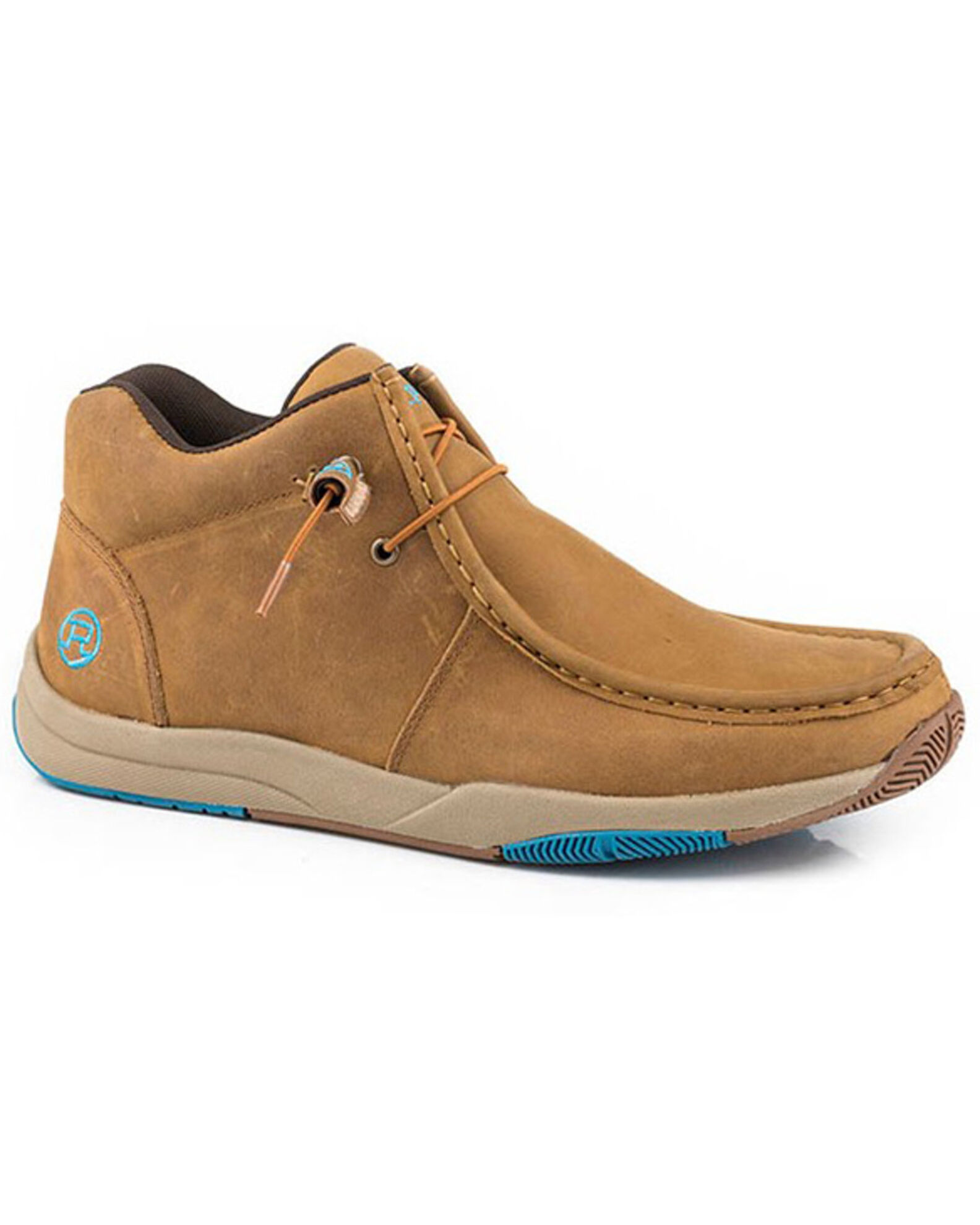 Roper Men s Clearcut 2 Eyelet Casual Lace Up Chukka Shoe Moc Toe