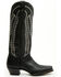 Image #2 - Dan Post Women's Whispering Wind Tall Western Boots - Square Toe, Black, hi-res