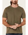 Image #3 - North River Men's Solid Slub Short Sleeve T-Shirt, Olive, hi-res