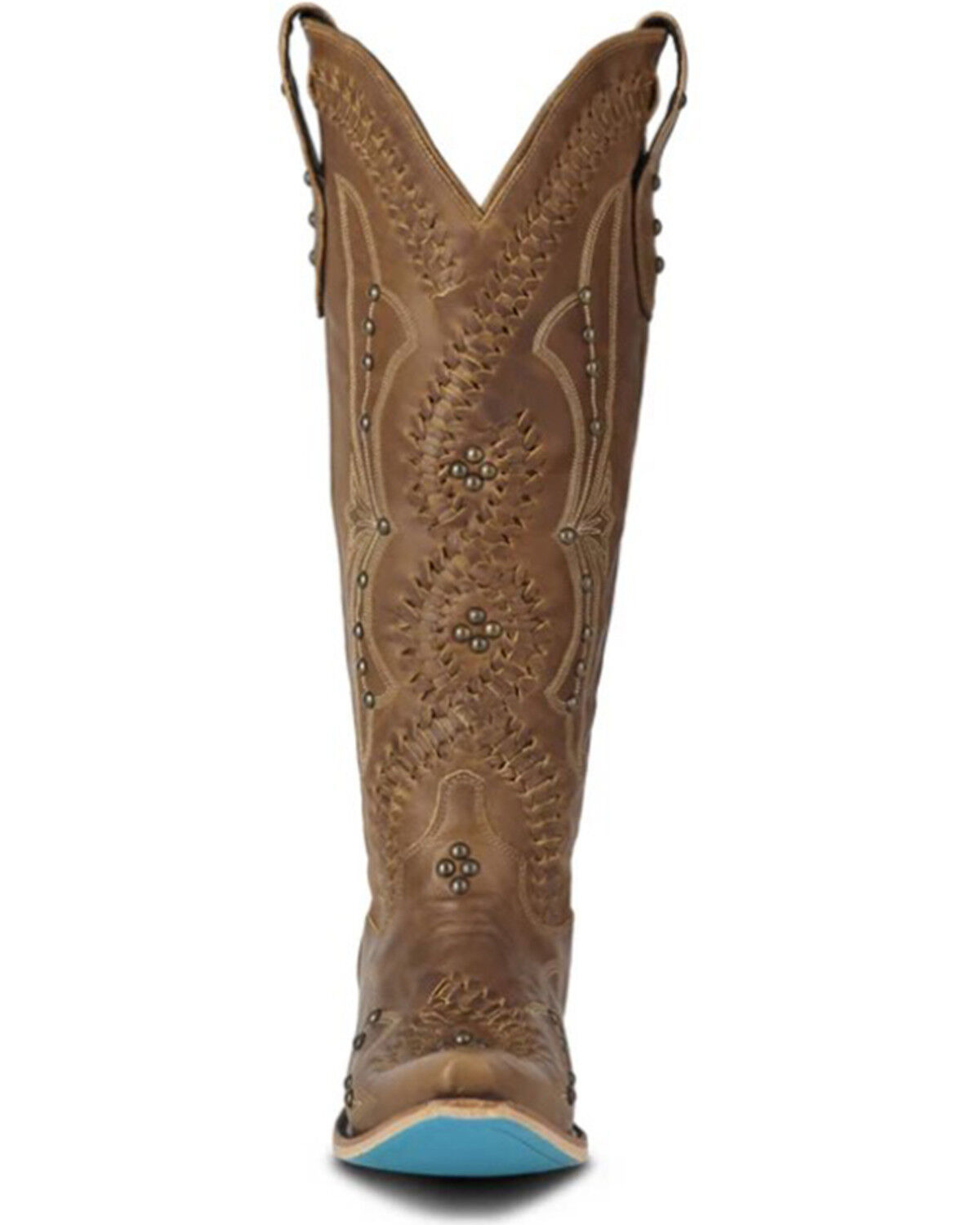 Image #4 - Lane Women's Cossette Tall Western Boots - Snip Toe, Lt Brown, hi-res