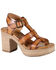 Image #1 - Diba True Women's Angel Food Platform Heel Sandals, Cognac, hi-res