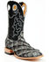 Image #1 - Cody James Men's Exotic Pirarucu Western Boots - Broad Square Toe , Black, hi-res