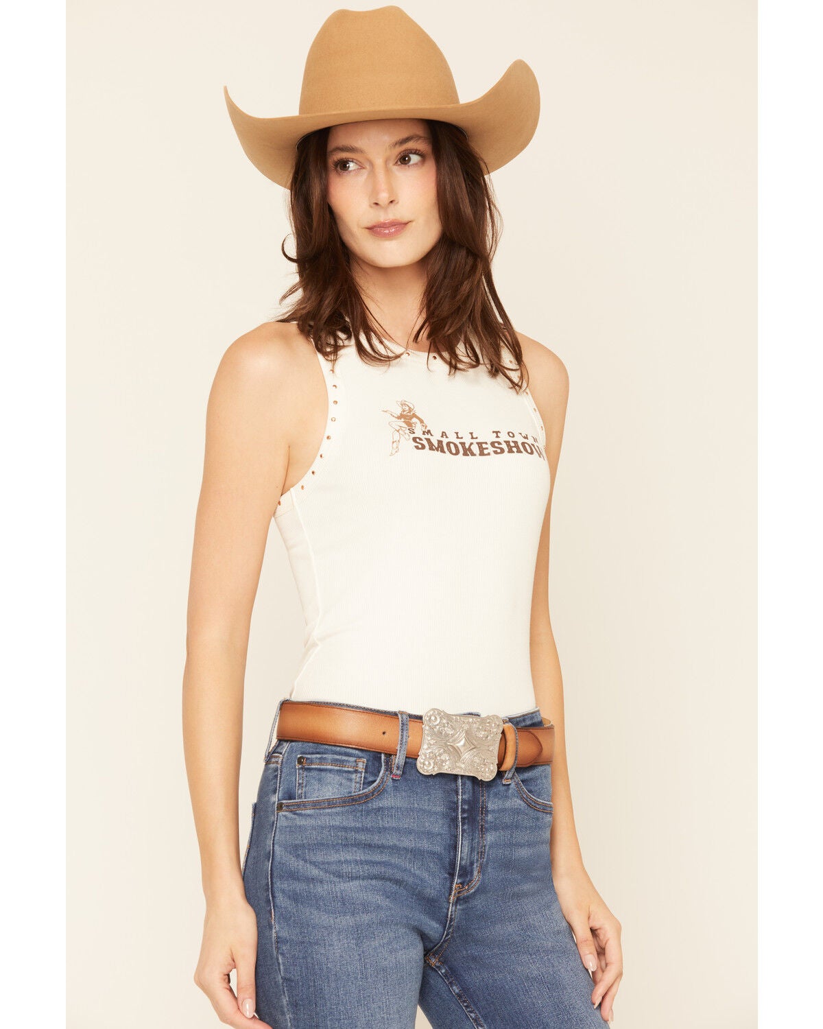 Idyllwind Women's Clairton Buckle Belt, Brown, hi-res