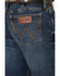 Image #4 - Wrangler Retro Men's Elwick Dark Wash Slim Bootcut Stretch Denim Jeans - Tall, Dark Wash, hi-res