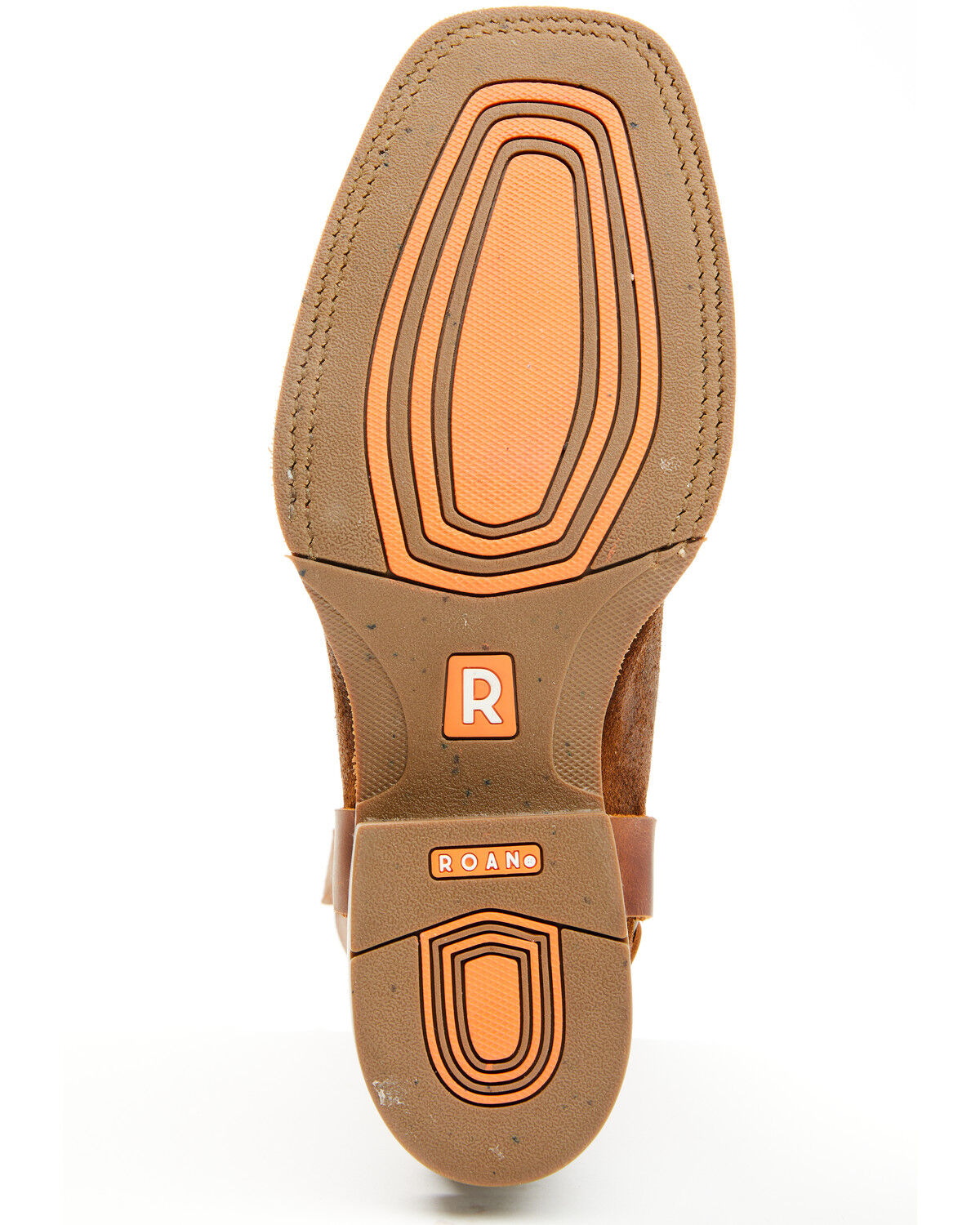 Image #7 - Roan by Bed Stu Men's Saga Performance Western Boots - Broad Square Toe, Tan, hi-res