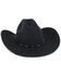 Image #3 - Cody James Drifter 3X Felt Cowboy Hat, Black, hi-res