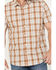 Image #3 - Brothers and Sons Men's Tulsa Plaid Print Short Sleeve Button-Down Western Shirt, Rust Copper, hi-res