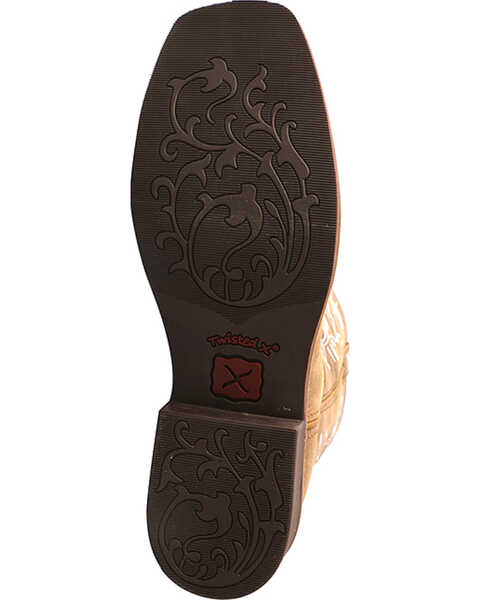 Image #5 - Twisted X Women's Top Hand Performance Boots - Broad Square Toe, Brown, hi-res
