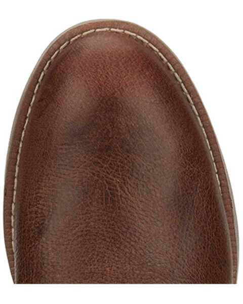 Image #6 - Justin Men's Roper Western Boots - Round Toe, Brown, hi-res