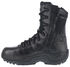 Reebok Women's Stealth 8" Lace-Up Black Side-Zip Work Boots - Composite Toe, Black, hi-res