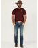 Image #1 - RANK 45® Men's Roadrunner Medium Wash Slim Straight Stretch Denim Jeans - Tall, Medium Wash, hi-res