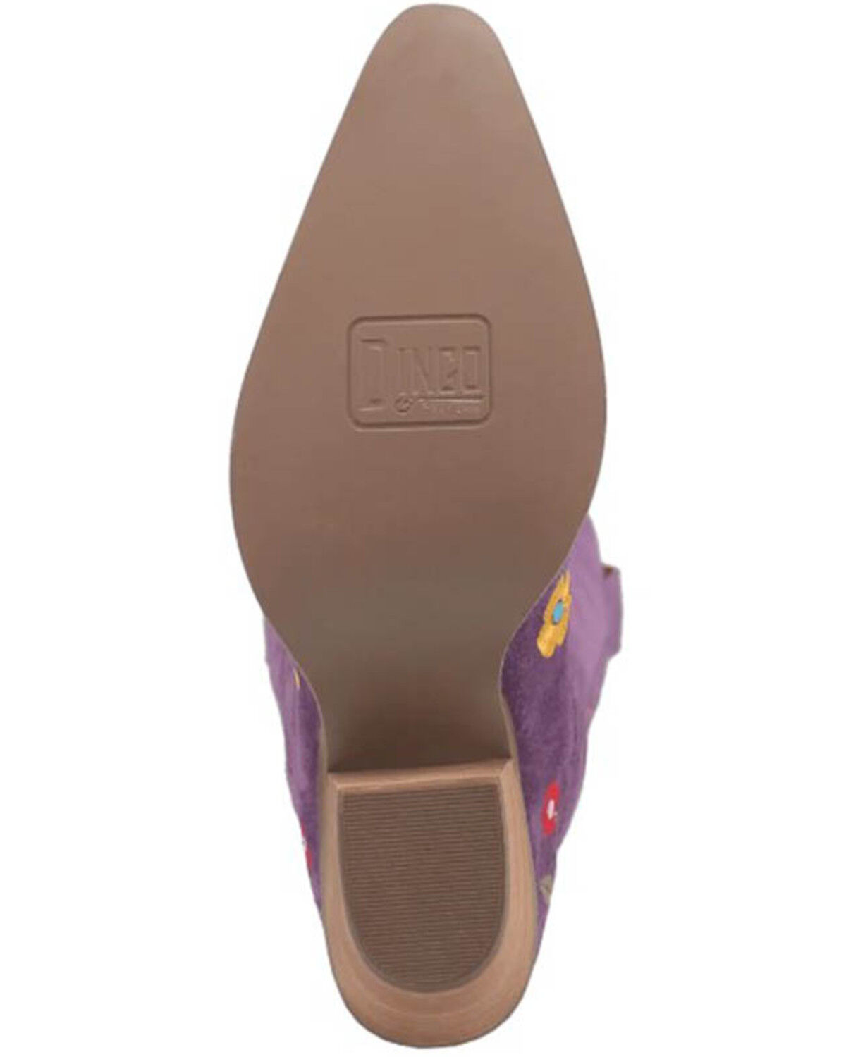 Image #7 - Dingo Women's Flower Power Suede Tall Western Boots - Snip Toe, Purple, hi-res