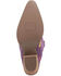Image #7 - Dingo Women's Flower Power Suede Tall Western Boots - Snip Toe, Purple, hi-res