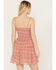 Image #4 - Trixxi Women's Floral Printed Mini Dress, Pink, hi-res