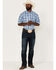 Image #2 - Ariat Men's VentTEK Dutch Plaid Short Sleeve Button Down Western Shirt , Blue, hi-res