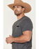 Image #4 - Wrangler Men's Born Free Short Sleeve Graphic T-Shirt, Heather Grey, hi-res
