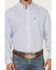 Image #3 - Ariat Men's Danny Wrinkle Free Geo Print Long Sleeve Button-Down Western Shirt, Blue, hi-res